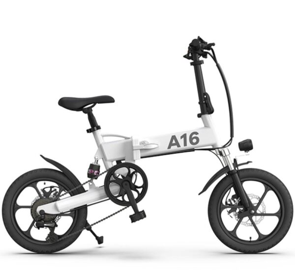 ADO A16+ electric bicycle white